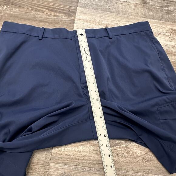 Nike Golf Dri Fit Shorts Navy Blue Mens 42 Stretch Chino Performance Cargo Golf - Picture 7 of 10
